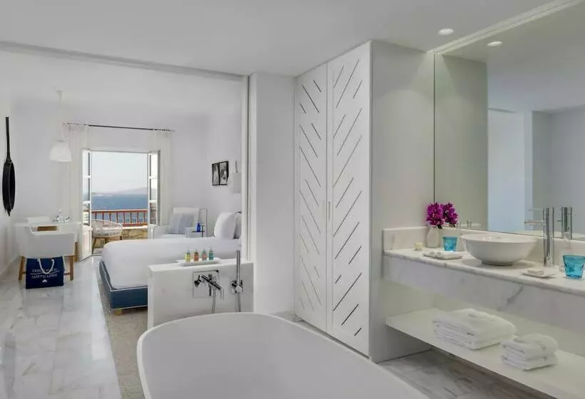 オーシャンビュースーペリアールーム, Mykonos Grand Hotel & Resort