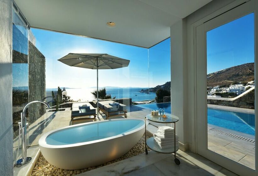 套房配有游泳池, Mykonos Grand Hotel & Resort