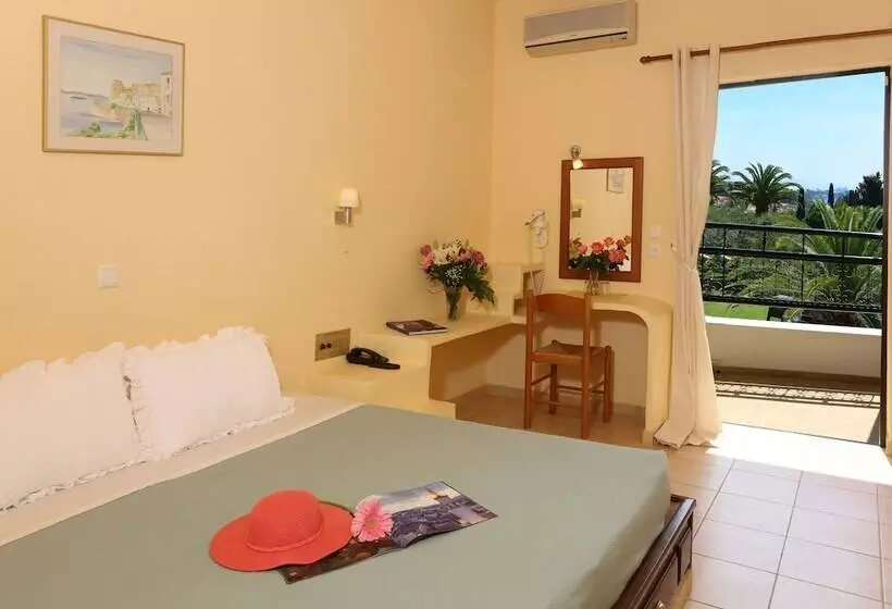 庭の見えるシングルルーム, Paradise Hotel Corfu