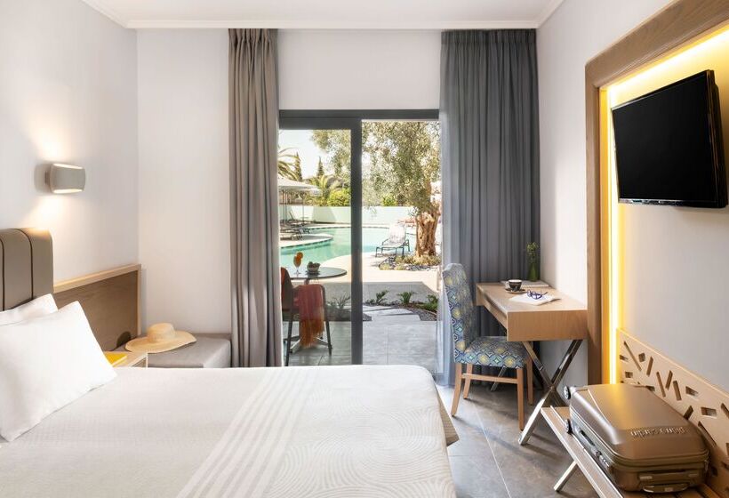 חדר סטנדרט נוף לבריכה, Philoxenia