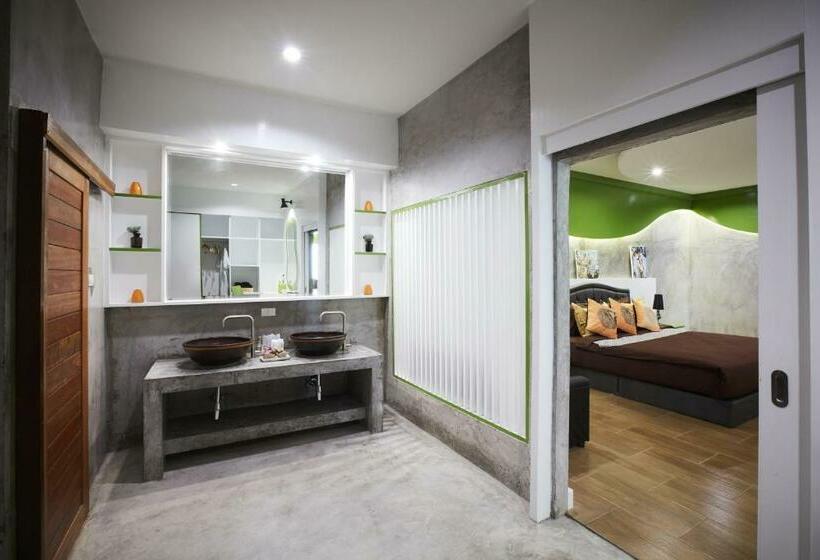 带大床的标准间, The Sun Resort Ratchaburi