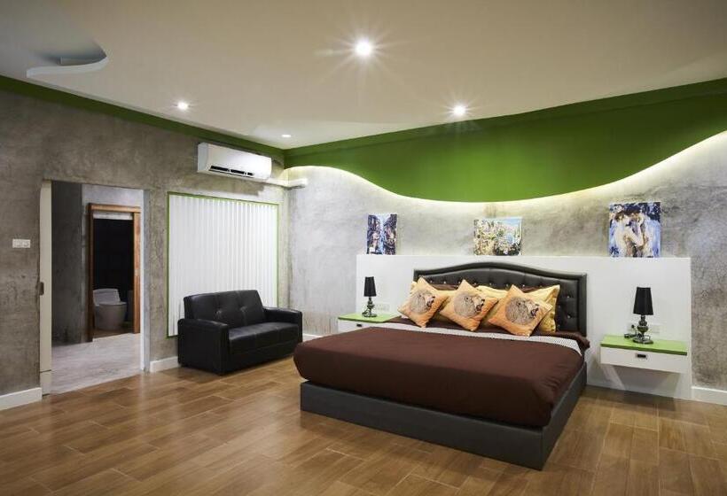 キングサイズベッドのスタンダードルーム, The Sun Resort Ratchaburi