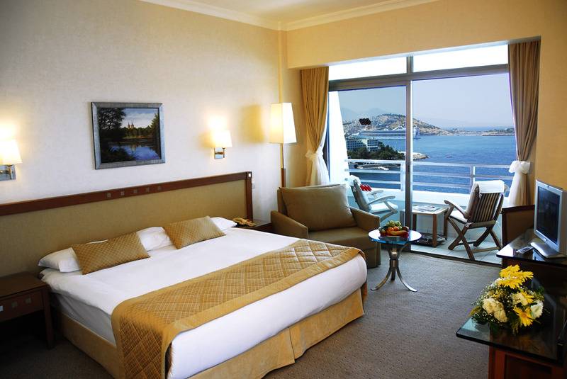 스탠다드 룸 바다 전망, Korumar Hotel Deluxe