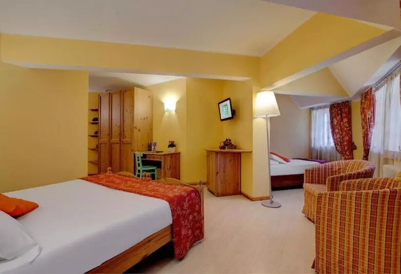 スタンダード４人部屋, Ih Hotels Courmayeur Mont Blanc