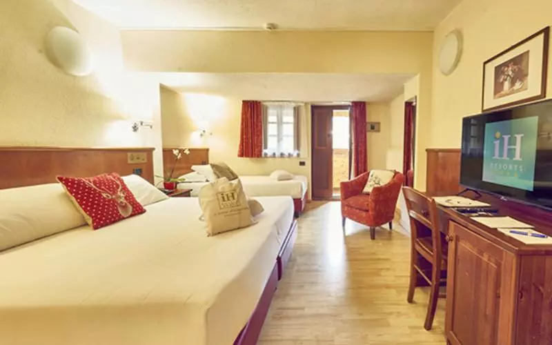 スタンダードトリプルルーム, Ih Hotels Courmayeur Mont Blanc