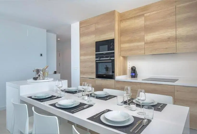 , Blue Line Apartment