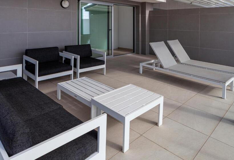 , Blue Line Apartment