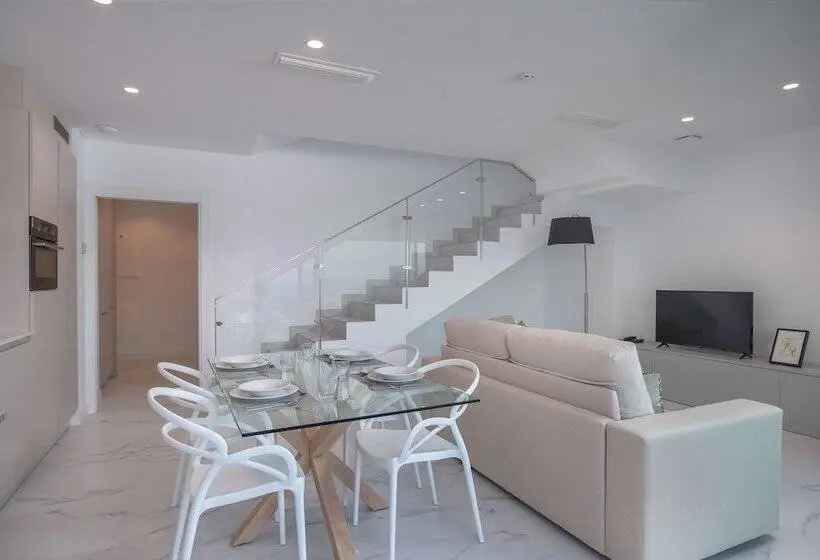 , Blue Line Apartment