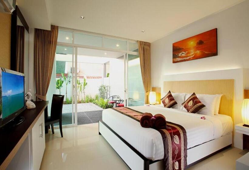 带4个卧室的别墅, Kata Sea View Villas