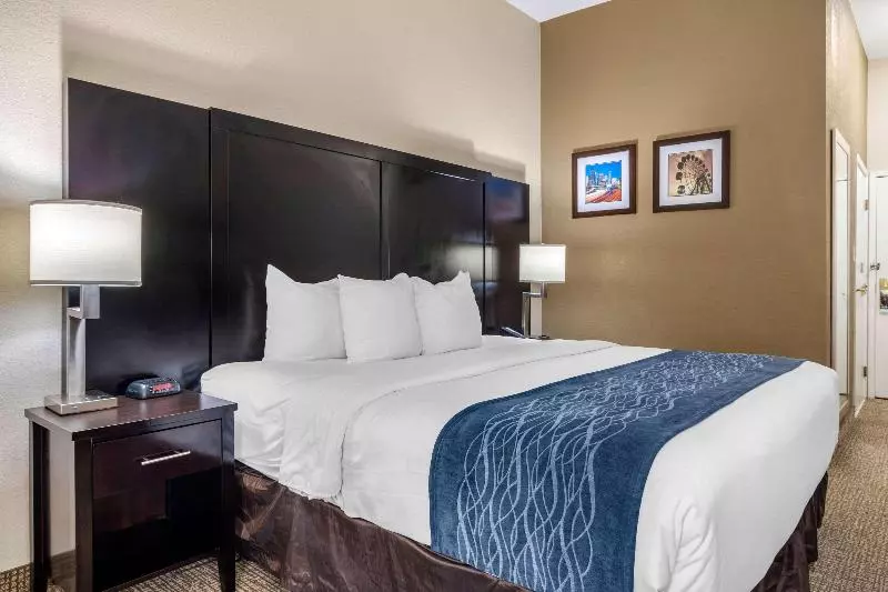 キングサイズベッドのスタンダードルーム, Comfort Inn & Suites Atlanta Smyrna