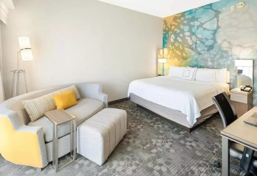اتاق استاندارد با تخت بزرگ, Courtyard By Marriott Bryan College Station