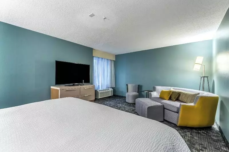 اتاق استاندارد با تخت بزرگ, Courtyard Dallas Dfw Airport South/irving