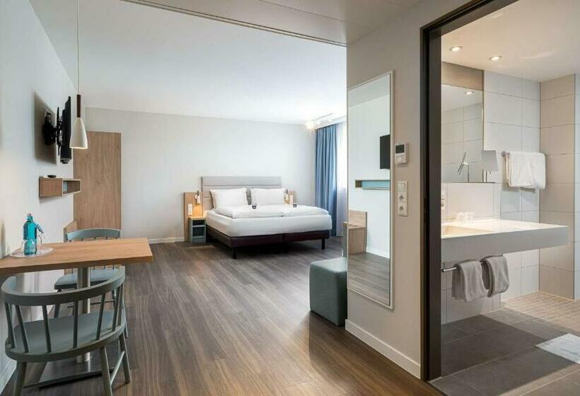 Апартаменты 1 Спальня, Elaya Hotel Oberhausen Ehemals Ana Living Oberhausen By Arthotel Ana