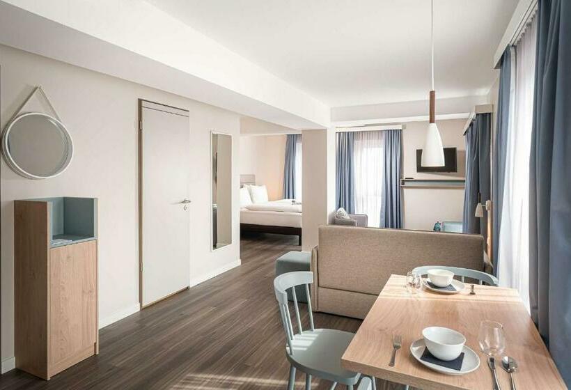 １ベッドルームのスーペリアアパートメント, Elaya Hotel Oberhausen Ehemals Ana Living Oberhausen By Arthotel Ana