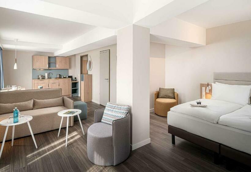 דירת חדר סופריור, Elaya Hotel Oberhausen Ehemals Ana Living Oberhausen By Arthotel Ana