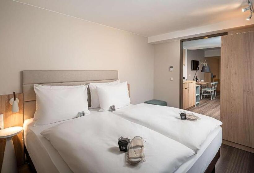 דירת חדר דלוקס, Elaya Hotel Oberhausen Ehemals Ana Living Oberhausen By Arthotel Ana
