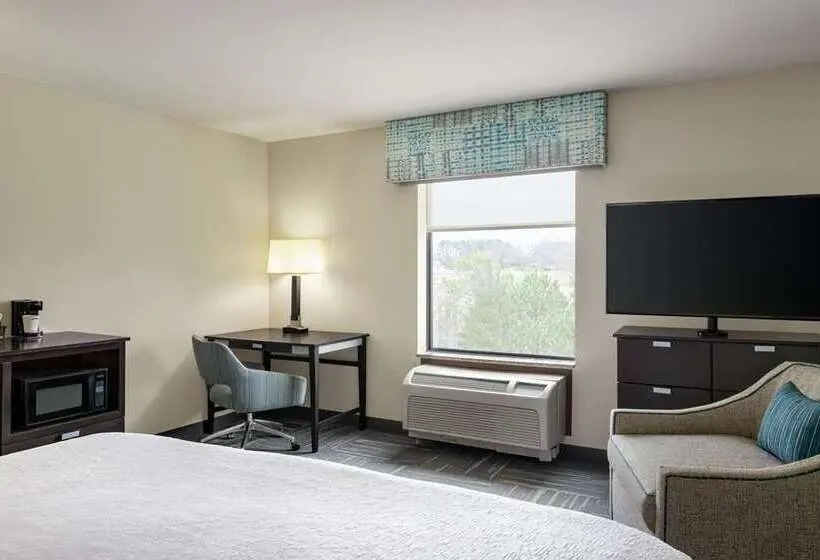 キングサイズベッドのスタンダードルーム, Hampton Inn Atlantastockbridge