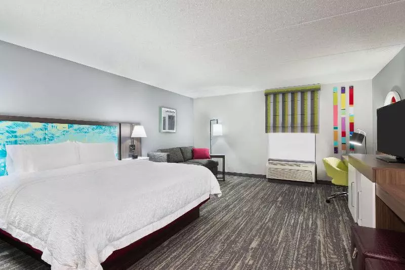 キングサイズベッドのデラックスルーム, Hampton Inn Ellenton/bradenton