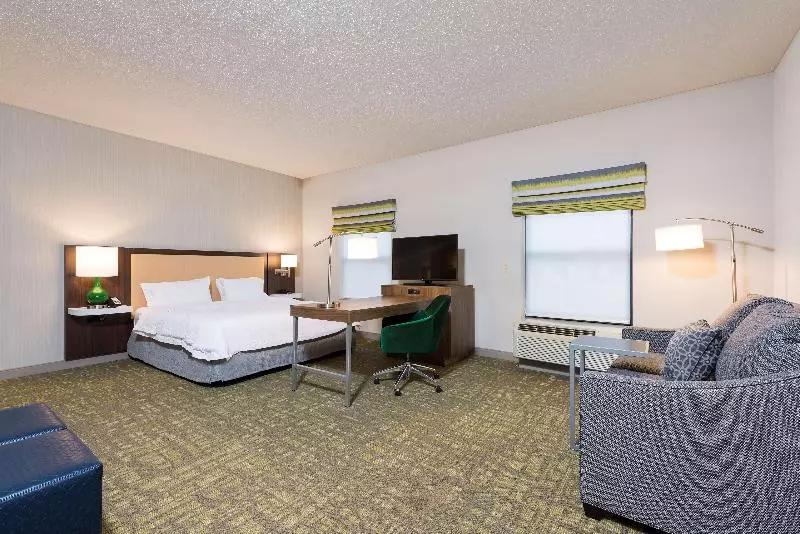 キングサイズベッドのスイートルーム, Hampton Inn & Suites East Lansing/okemos