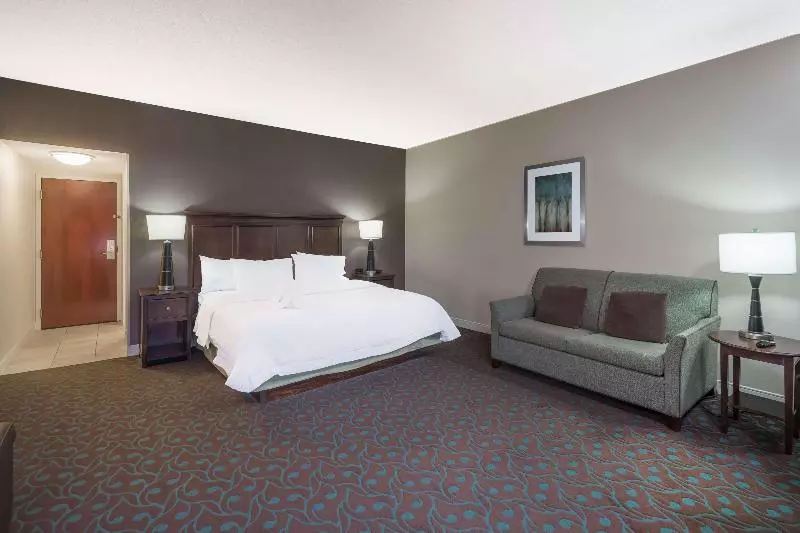 キングサイズベッドのスタンダードルーム, Hampton Inn Terre Haute