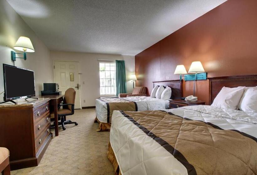 غرفه قياسيه سريرين مزدوجين, Key West Inn  Lafayette