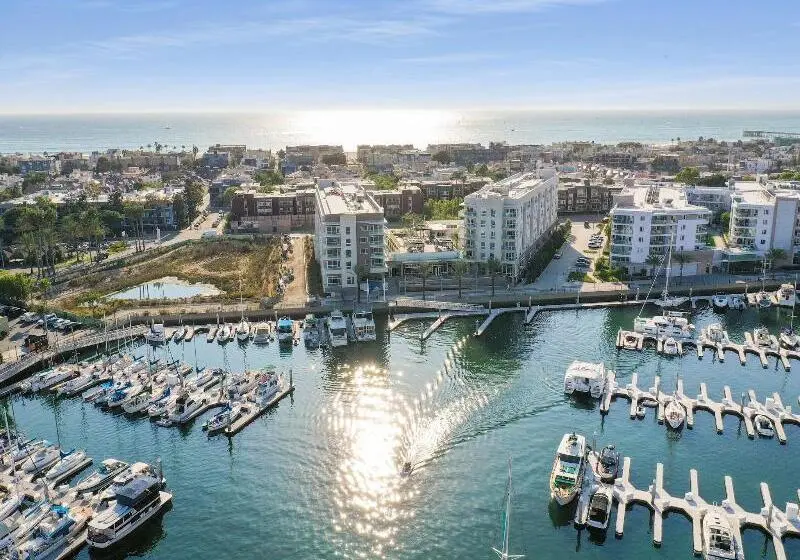 キングサイドベッドのスタンダードワンルーム, Residence Inn By Marriott Marina Del Rey