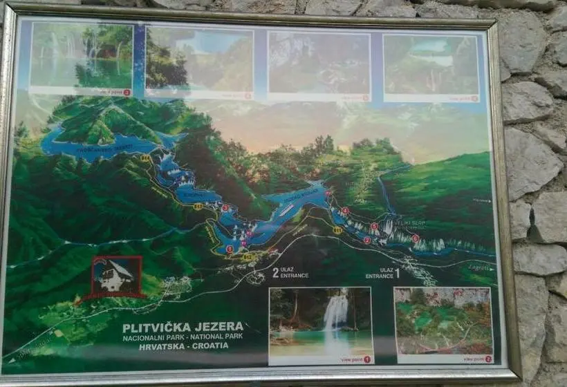 バルコニー付きスタンダードルーム, Apartments And Rooms With Parking Space Jezerce, Plitvice   17768