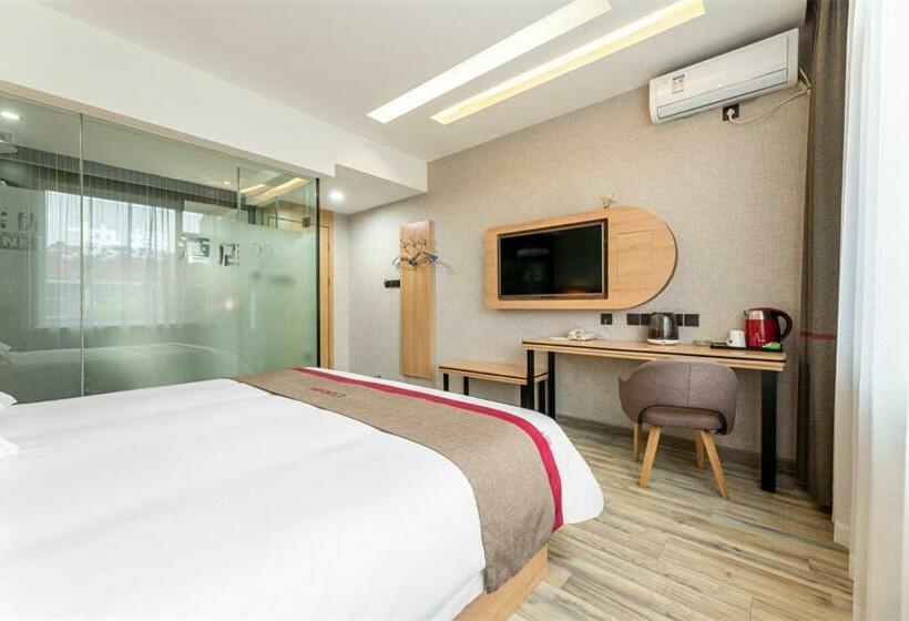 Номер Superior, Thank Inn Chain Hotel Lanshan District Yitang