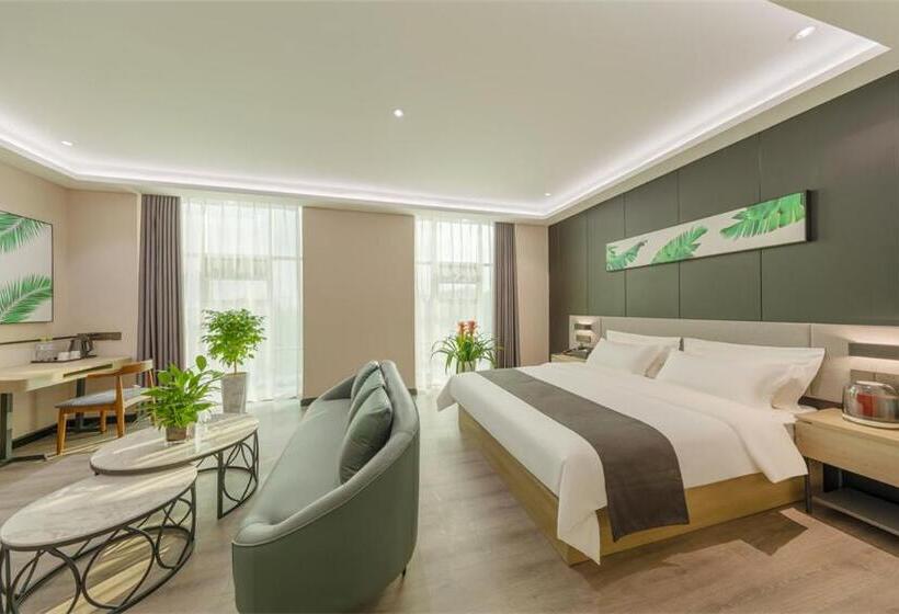 Номер Премиум, Thank Inn Chain Hotel Lanshan District Yitang