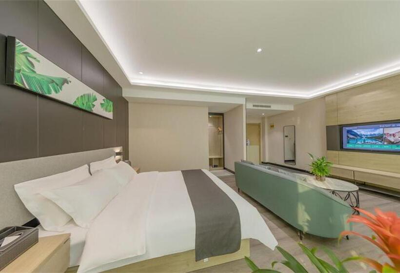 Номер Премиум, Thank Inn Chain Hotel Lanshan District Yitang