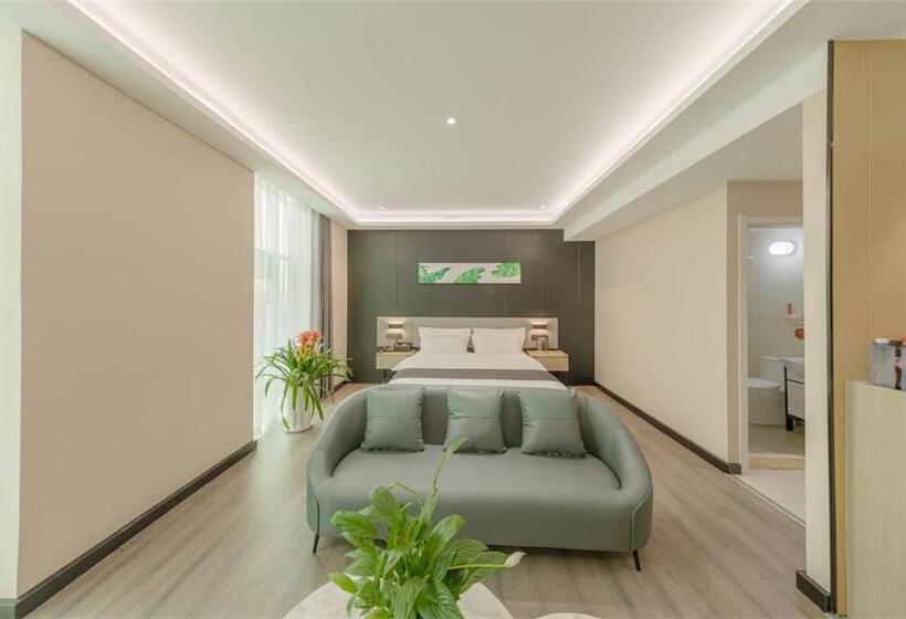 Номер Премиум, Thank Inn Chain Hotel Lanshan District Yitang