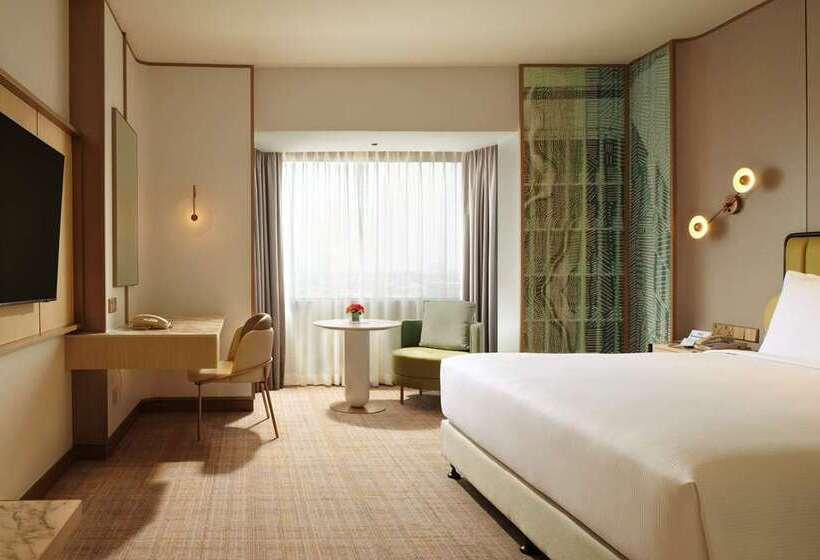 스탠다드 룸 킹사이즈 침대, Hilton St. Louis At The Ballpark