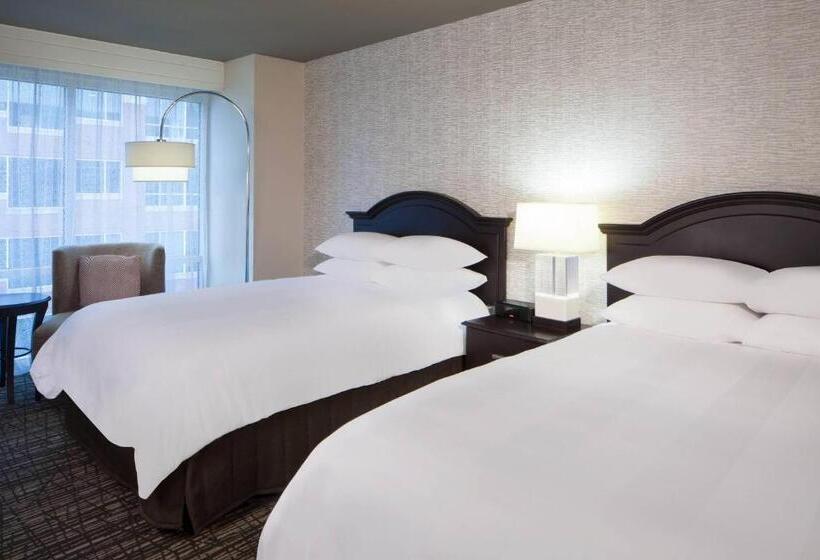 غرفه قياسيه سريرين مزدوجين, Houston Marriott Sugar Land