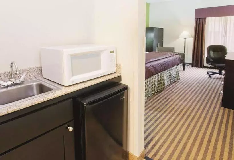 キングサイズベッドのデラックスルーム, La Quinta Inn & Suites By Wyndham Columbus   Grove City