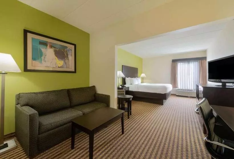 キングサイズベッドのスーペリアルーム, La Quinta Inn & Suites By Wyndham Columbus   Grove City