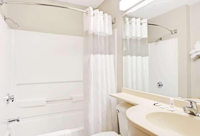 带按摩浴盆的套房, Microtel Inn & Suites Urbandale