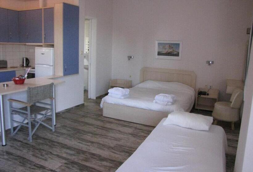 스탠다드 룸 가든 전망, Karystos Mare Apartments