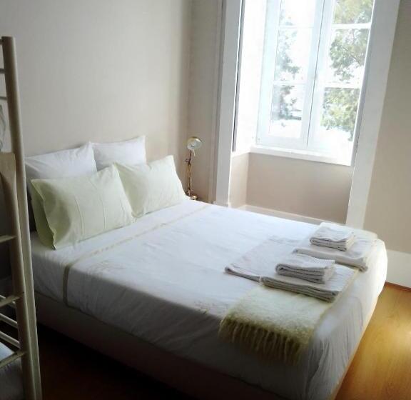 غرفة قياسية رباعية حمام مشترك, Menina Da Ria Guest House