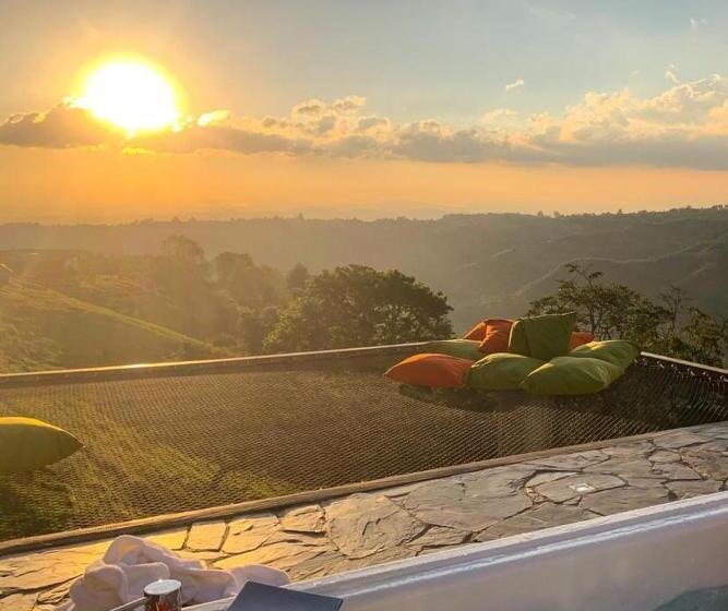 デラックスビラの１ベッドルーム, Montana Glamping Salento