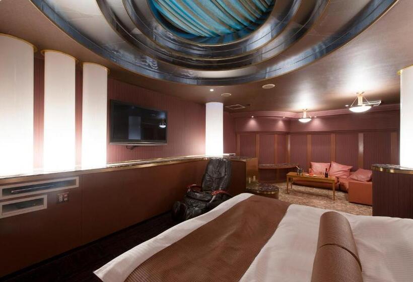 חדר דחוקס עם מיטת קינג, ホテル ブランチャペルクリスマス 四日市