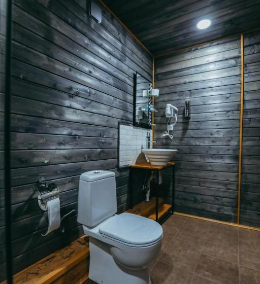 اتاق استاندارد با تخت بزرگ, Wooden Hotel Kazbegi
