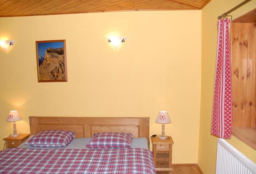 جناح مطلّ علي الجبل, Pension Cortina