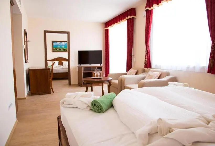 اتاق خانوادگی با چشمانداز باغ, Luxury Hotel Siófok