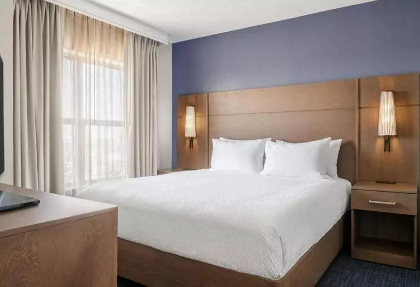 キングサイドベッドのスタンダードワンルーム, Residence Inn By Marriott Chicago Naperville/warrenville