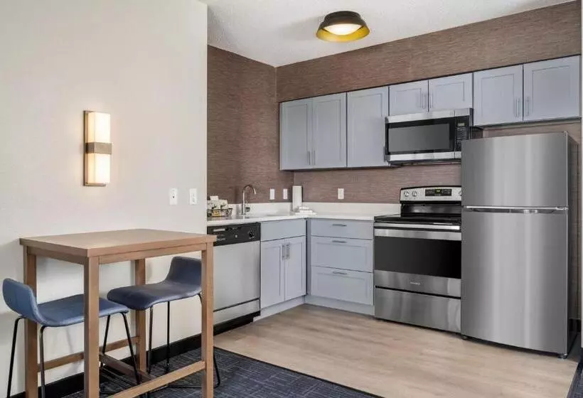 キングサイドベッドのスタンダードワンルーム, Residence Inn By Marriott Chicago Naperville/warrenville