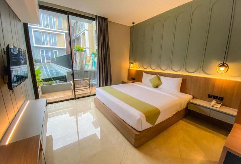 חדר סטנדרט עם מרפסת, Facade Hotel By Azana