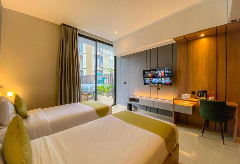 חדר סטנדרט עם מרפסת, Facade Hotel By Azana