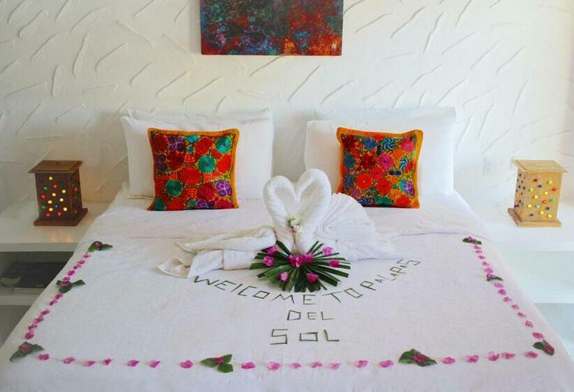 带大床的套房, Palapas Del Sol