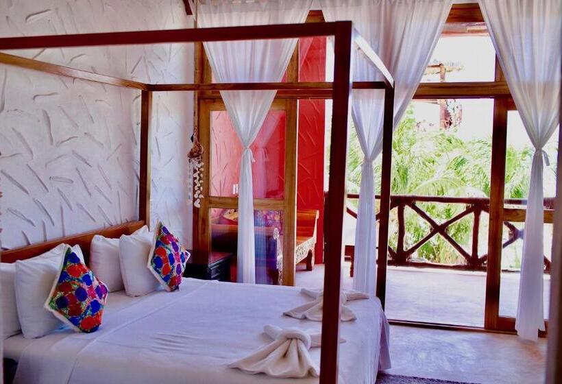 带大床的套房, Palapas Del Sol