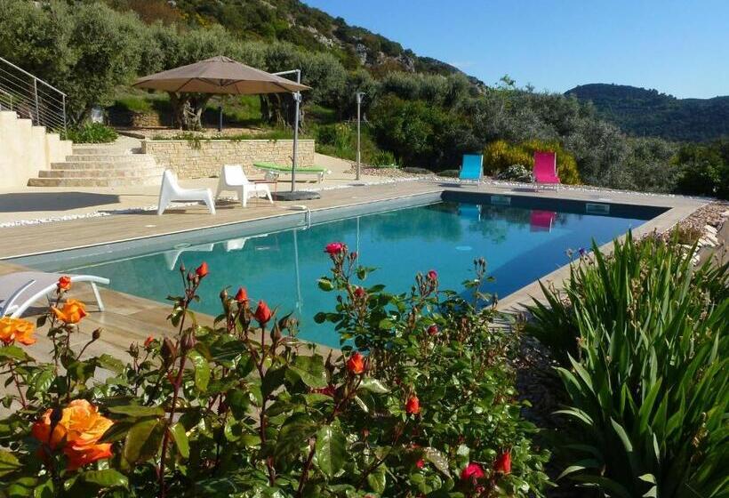 스탠다드 룸 산 전망, B&b L Escalade En Lubéron